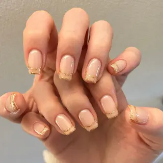 ミディアム カラー パーマ ヘアアレンジ メンズ キッズ ネイル マツエク・マツパ アイブロウ ease NAIL SALONのネイルデザイン