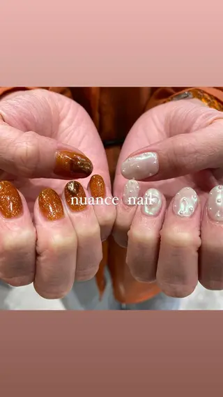 ネイル 淡色ネイル 🎀moeのネイルデザイン