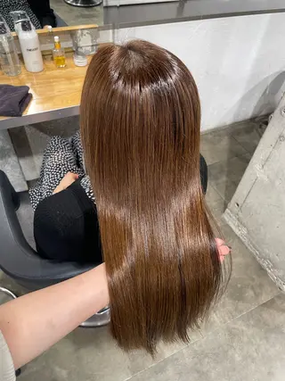 カラー 🤍ベージュ/透明感 韓国ヘア/まりん🤍のヘアスタイル