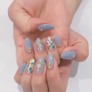 ネイル a:Qネイル /久米川のネイルデザイン