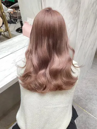 セミロング まいか🤎髪質改善 ミルクティーボブ🎀のヘアスタイル