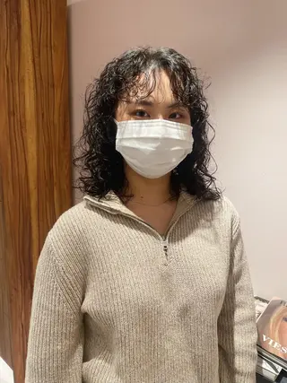 ロング パーマ 高橋 涼香のヘアスタイル