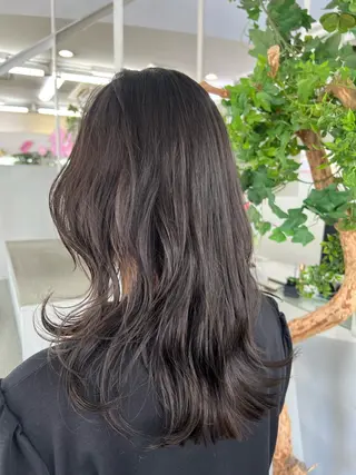 ロング 麻生 舞のヘアスタイル