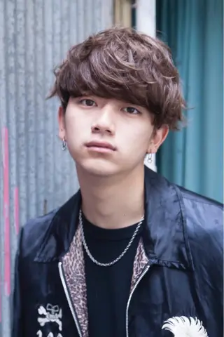 ショート カラー パーマ メンズ Steelo  渋谷所属・✴︎赤み除去カラー daichi✴︎のヘアスタイル