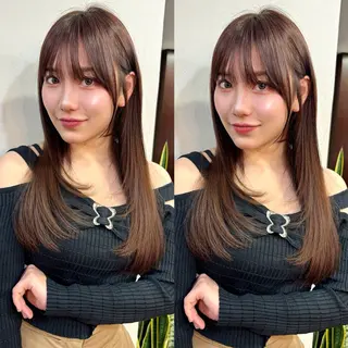 ロング カラー パーマ 似合わせレイヤー 🇰🇷荒木洋文のヘアスタイル