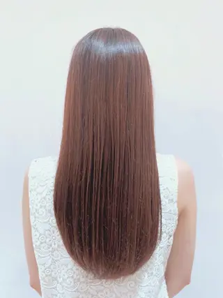 ロング 前田 梨沙のヘアスタイル