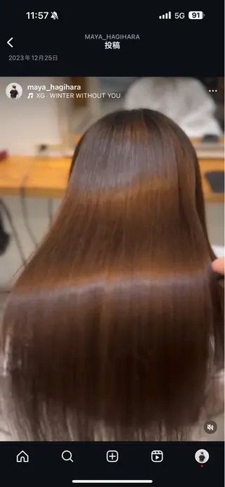 ロング ALBUM 新宿店所属・ALBUM \ＭＡＹＡのヘアスタイル