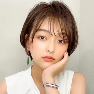 ショート カラー モテ髪×トレンド💕 小顔レイヤー 金井のヘアスタイル