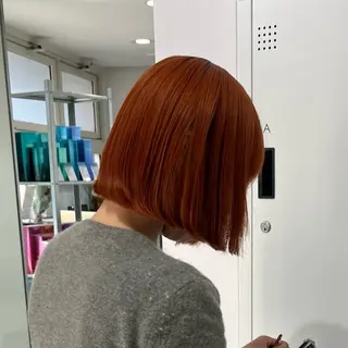 ミディアム 暖色ツヤカラー♥️/ senri.のヘアスタイル