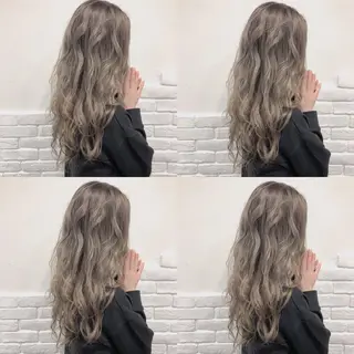 ロング カラー メンズカット/波巻き TAKUMAのヘアスタイル