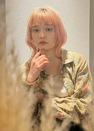ミディアム カラー 浦和Lond 山本賢人のヘアスタイル