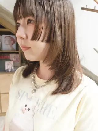 ミディアム muku所属・ボブ/パーマ /muku サリのヘアスタイル