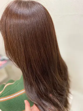 ロング カラー 菊地 美憂のヘアスタイル