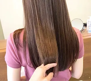 ロング カラー Cote所属・大島桃花 / 表参道 透明感カラーのヘアスタイル