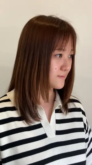 セミロング BAE所属・落合孝臣/新潟駅南 /髪質改善のヘアスタイル