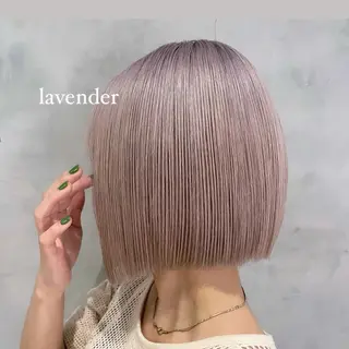 ショート カラー レイヤー/ボブ/透明 感カラー/nayuのヘアスタイル