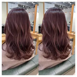 セミロング カラー 村山 茉衣のヘアスタイル