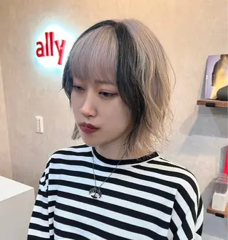 ミディアム カラー ally hairsalon所属・Emi .のヘアスタイル