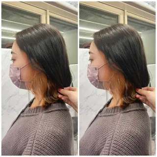 ミディアム 🦋プルエクステ ARISA🦋のヘアスタイル