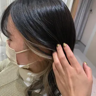 セミロング カラー SALOWIN京都河原町suite店所属・うる艶カラー／ 髪質改善／arisaのヘアスタイル