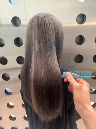 セミロング カラー 堀江 /木下椋麻のヘアスタイル