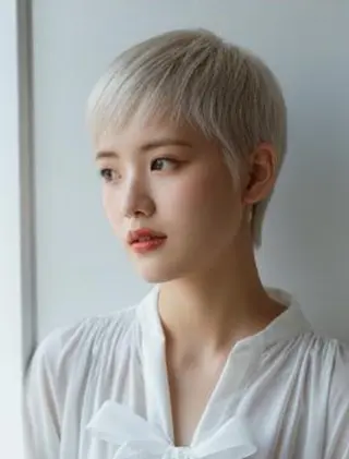 ショート 艶髪カラー💙ྀི/ アイ兼任👀/ミナルのヘアスタイル