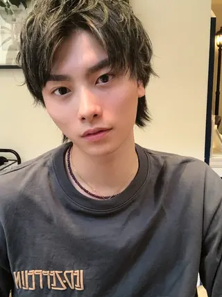 ショート カラー パーマ ヘアアレンジ メンズ 平川 友理/韓国ヘア💘のヘアスタイル