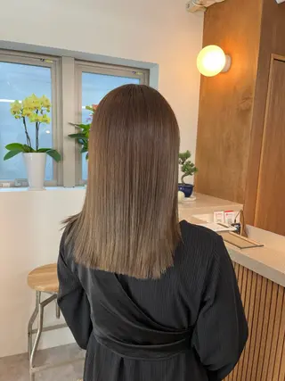 セミロング 🌙透明感カラー✖︎ カンナ🌙のヘアスタイル