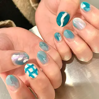 ネイル キャッツアイ西荻窪店 yasuoのネイルデザイン