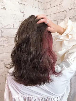 カラー 🐱加賀 瑛里奈🦊のヘアスタイル