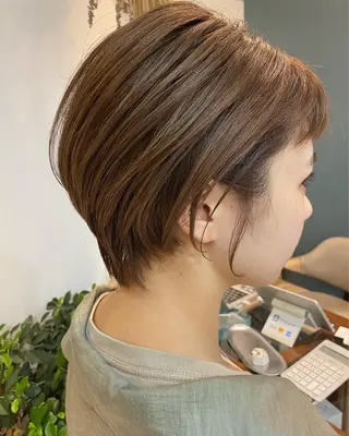 ショート カラー パーマ OVER→三軒茶屋 /縮毛矯正・髪質改善のヘアスタイル