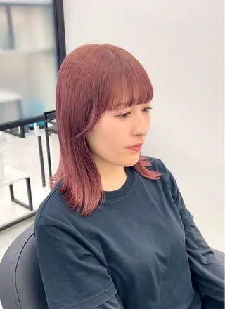 ミディアム F.所属・miku 🍑髪質改善サロンのヘアスタイル