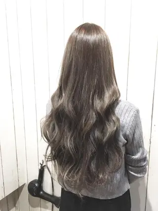 セミロング カラー パーマ ヘアアレンジ RecheRche【池袋】所属・👑指名率No.1 👑坂口飛翔のヘアスタイル