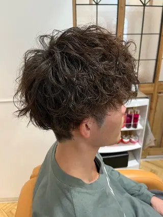 ショート パーマ メンズ 🌿ヤマグチ ユウキ🌿のヘアスタイル