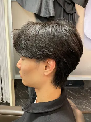 ショート メンズ メンズパーマ特化 カバヤマ　リョウのヘアスタイル