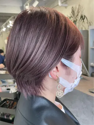 ショート カラー 💘MICOTO藤沢 髪質改善ブリーチ💘のヘアスタイル