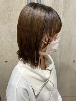 ショート カラー ワタナベ アオイのヘアスタイル