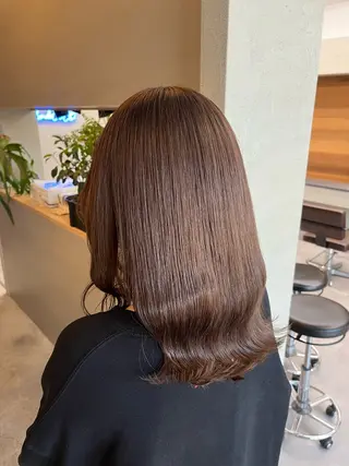 ミディアム カラー Salon de  COCO所属・Yuka /ツヤカラー✨のヘアスタイル