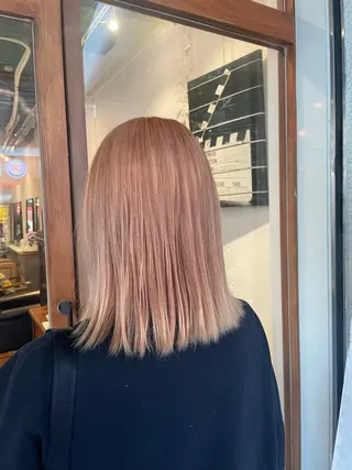 ミディアム カラー いまじゅく あおいのヘアスタイル