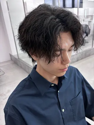 カラー パーマ メンズ 土岐 仁/メンズ専門 パーマ特化美容師🌀のヘアスタイル