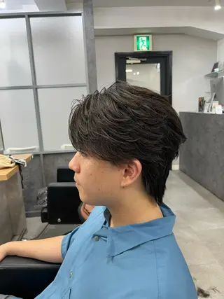 ショート AI TOKYO men's 渋谷所属・カマタ ハルキのヘアスタイル