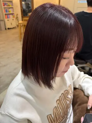 ショート カラー aqush所属・メンズパーマ/美髪 仲井康己のヘアスタイル