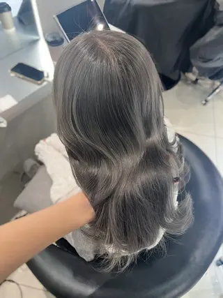 ロング カラー 韓国レイヤー×モテ髪 /MITSUKI🤍のヘアスタイル