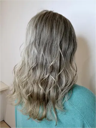 セミロング ヘアアレンジ カラー 【髪質改善美容師】t occa茨木篠原健太のヘアスタイル