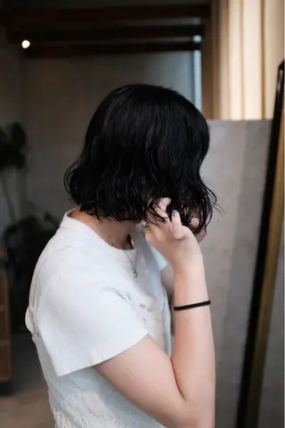 ショート パーマ Door代官山所属・詩織/パーマ /代官山のヘアスタイル