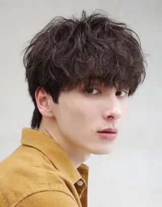 パーマ メンズ 片平 琳大郎のヘアスタイル