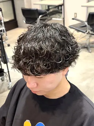 パーマ メンズ メンズカット/柏/韓 国/メンズパーマ航太のヘアスタイル