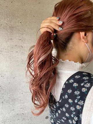 ロング カラー Day&Night 粋所属・【天神／大名】 Honoka．のヘアスタイル