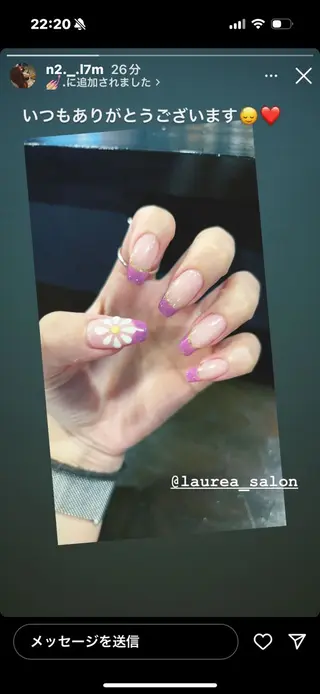 ネイル Laure‘a所属・Laure‘a MARIのネイルデザイン