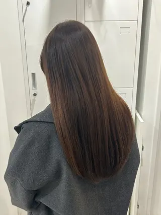 ロング 平山 千紗のヘアスタイル